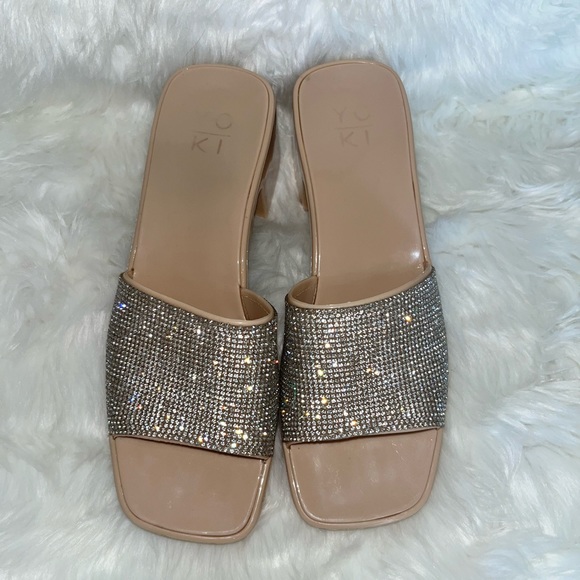 👡 YOKI PLASTIC ROSE GOLD SANDALS WITH RHINESTONES - Picture 10 of 10